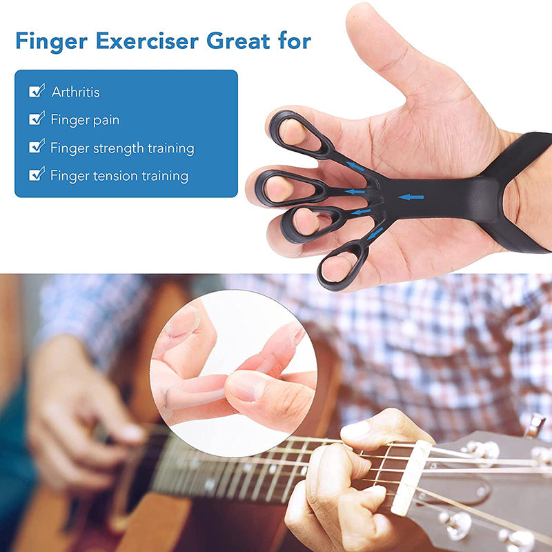 Silicone Grip Device Finger Exercise Stretcher Arthritis Hand Grip Trainer Strengthen Rehabilitation Training To Relieve Pain null