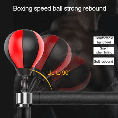 Boxing Ball Reaction Target Spinning Vertical Trainer null