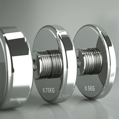 Stainless Steel Home Fitness Equipment With Removable Electroplating Dumbbell null