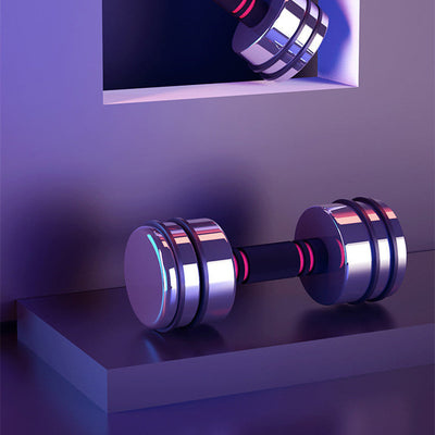 Stainless Steel Home Fitness Equipment With Removable Electroplating Dumbbell null
