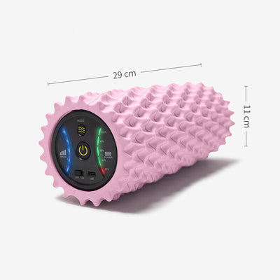 USB Electric Massage Yoga Massager Muscle Soreness Pain Relax Stovepipe Vibration Acupressure Massage Column Foam Roller Block null