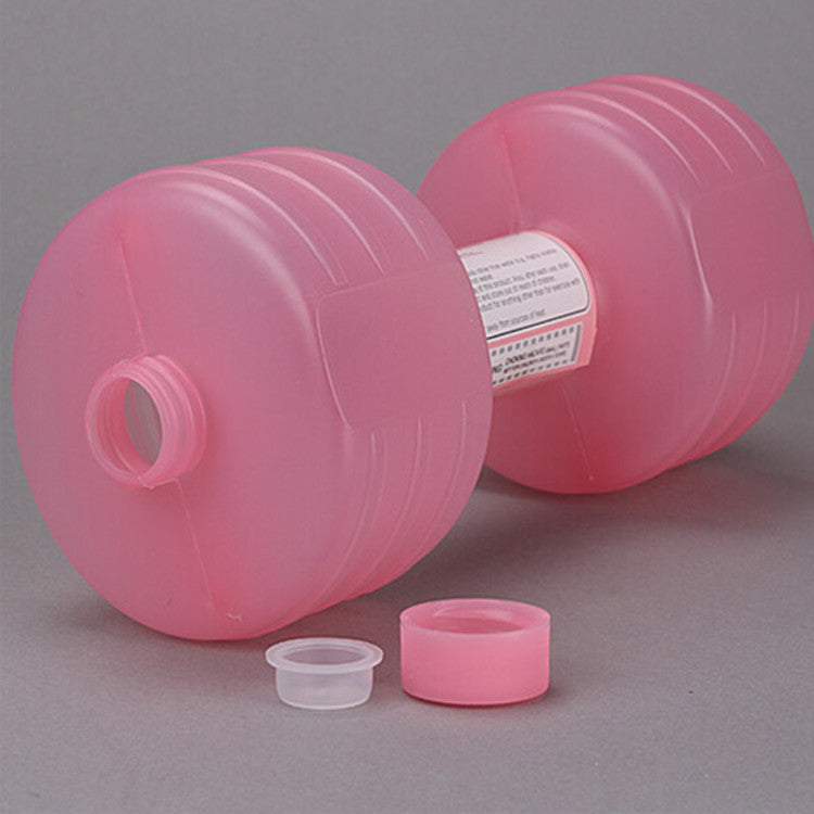 Body Building Water Dumbbell Weight Dumbbells Slimming Fitness Gym Equipment Yoga for Training Sport Plastic Bottle Exercise null