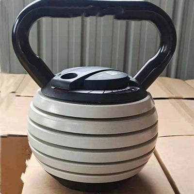 Customizable fitness adjustable weight kettlebell null