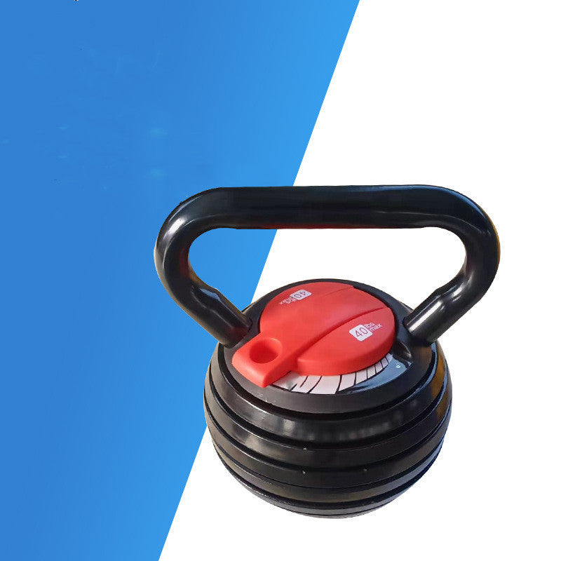Customizable fitness adjustable weight kettlebell null