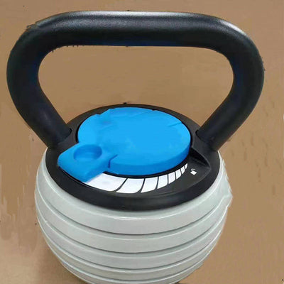 Customizable fitness adjustable weight kettlebell null