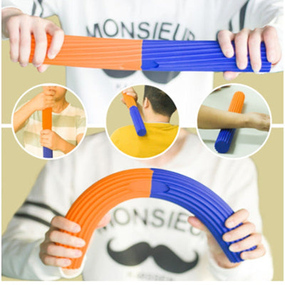 Fitness Flexible Resistance Training Bar Elbow Bar Hand Forearm Strengthener Home Gym Equipment for Massage and Injury Recovery null
