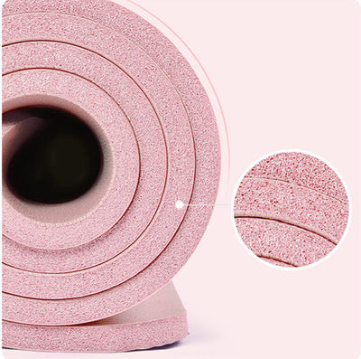 Men and women widened home fitness yoga mat null