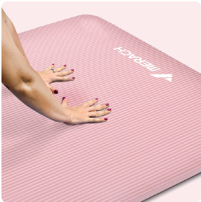 Men and women widened home fitness yoga mat null