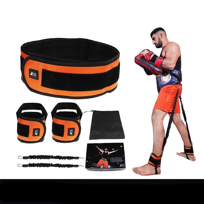 Leg Squat Boxing Combat Training Resistance Bands Fitness Combat Fighting Resistance Force Agility Workout Exercise Equipment null