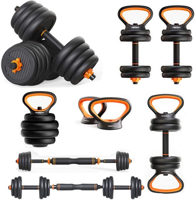 Dumbbells Kettlebells, Barbells Multifunctional Combination Six In One null