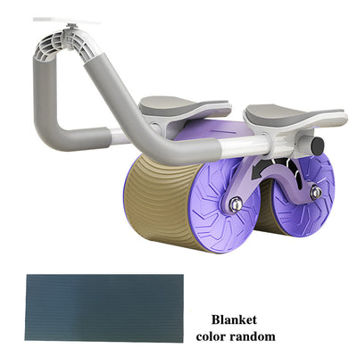 Male And Female Household 2 In 1 Exercise Belly Wheel Indoor Fitness Sports null