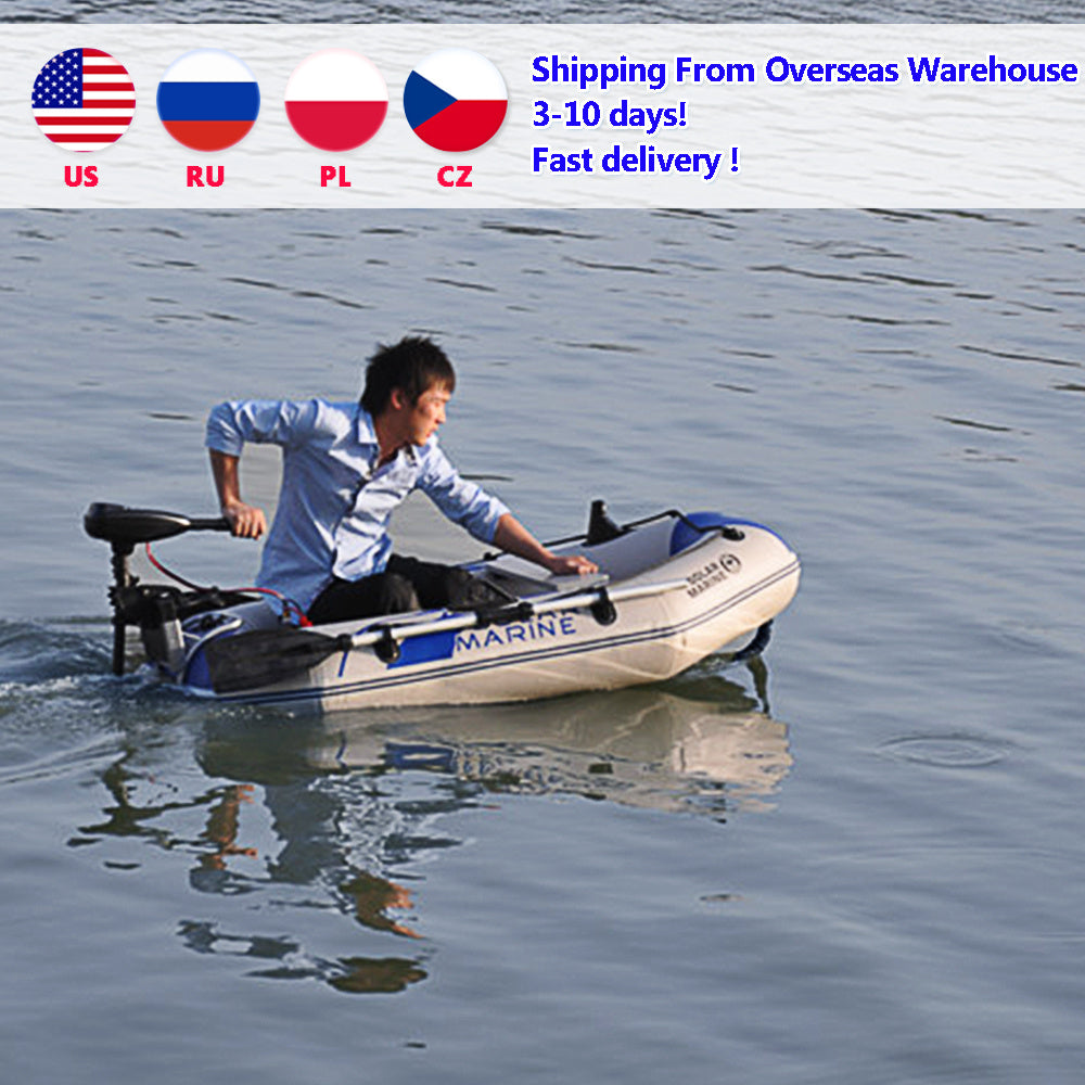 Rubber Boat Thickened Hard Bottom Motor Inflatable Boat Kayak Bare Boat null