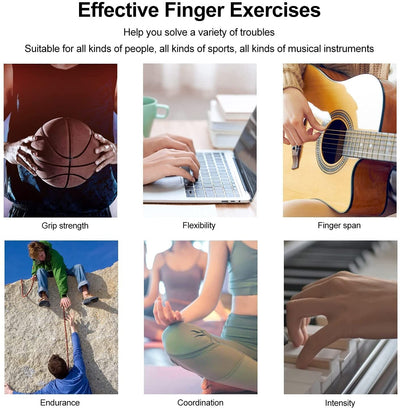 Silicone Grip Device Finger Exercise Stretcher Arthritis Hand Grip Trainer Strengthen Rehabilitation Training To Relieve Pain null
