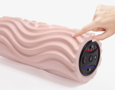 USB Electric Massage Yoga Massager Muscle Soreness Pain Relax Stovepipe Vibration Acupressure Massage Column Foam Roller Block null