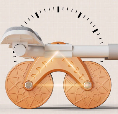 Male And Female Household 2 In 1 Exercise Belly Wheel Indoor Fitness Sports null