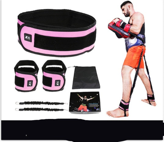 Leg Squat Boxing Combat Training Resistance Bands Fitness Combat Fighting Resistance Force Agility Workout Exercise Equipment null