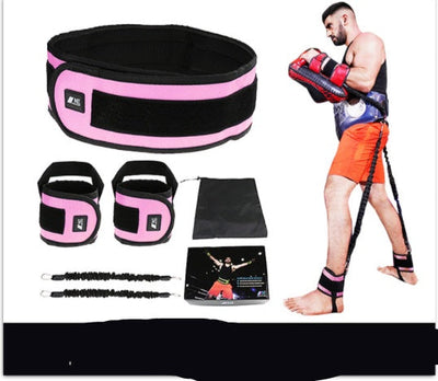 Leg Squat Boxing Combat Training Resistance Bands Fitness Combat Fighting Resistance Force Agility Workout Exercise Equipment null