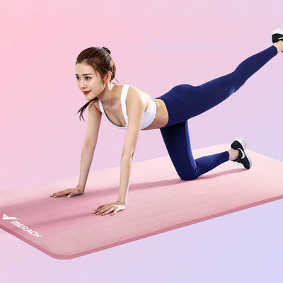 Men and women widened home fitness yoga mat null