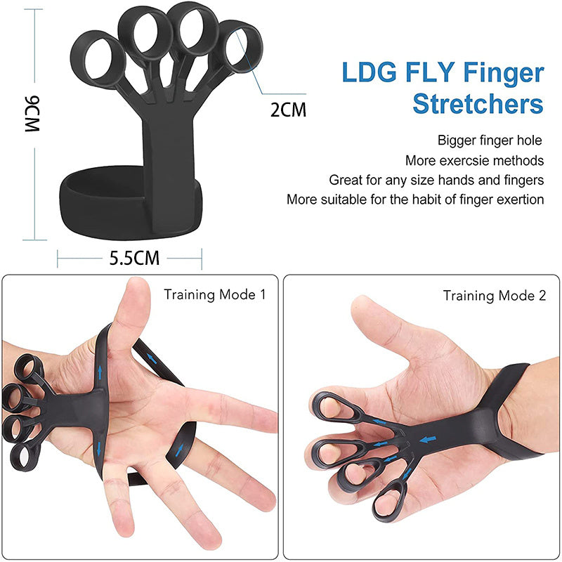 Silicone Grip Device Finger Exercise Stretcher Arthritis Hand Grip Trainer Strengthen Rehabilitation Training To Relieve Pain null