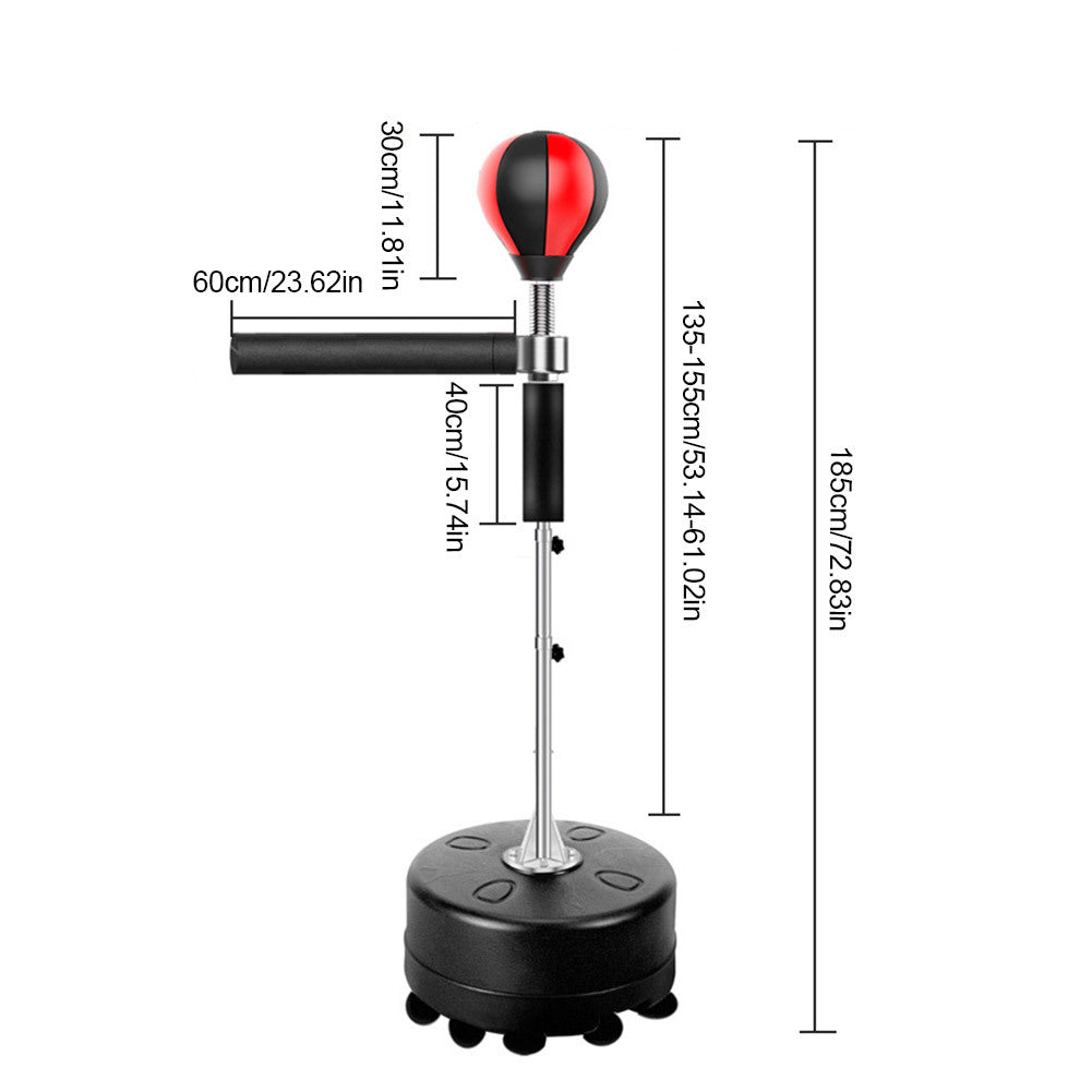Boxing Ball Reaction Target Spinning Vertical Trainer null