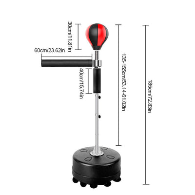 Boxing Ball Reaction Target Spinning Vertical Trainer null