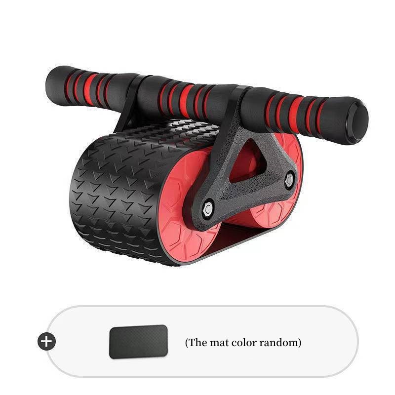 Double Wheel Abdominal Exerciser Women Men Automatic Rebound Ab Wheel Roller Waist Trainer Gym Sports Home Exercise Devices null