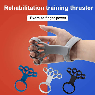 Silicone Grip Device Finger Exercise Stretcher Arthritis Hand Grip Trainer Strengthen Rehabilitation Training To Relieve Pain null