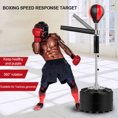 Boxing Ball Reaction Target Spinning Vertical Trainer null